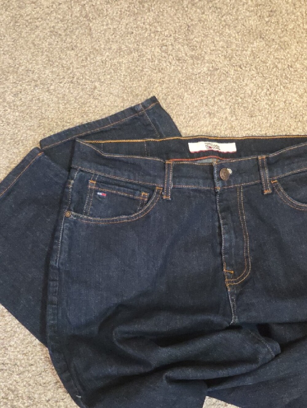 Tommy Hilfiger 33x32 Dark Blue Denim Jeans - NWOT